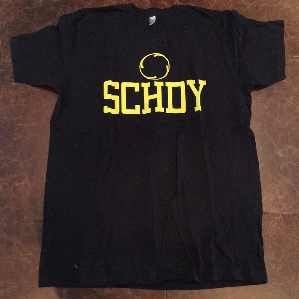 Black Schdy American Apparel T-shirt